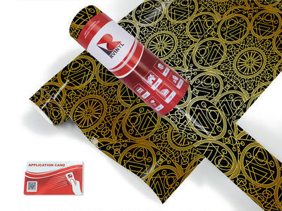 gold alchemy mandala Craft Vinyl Roll