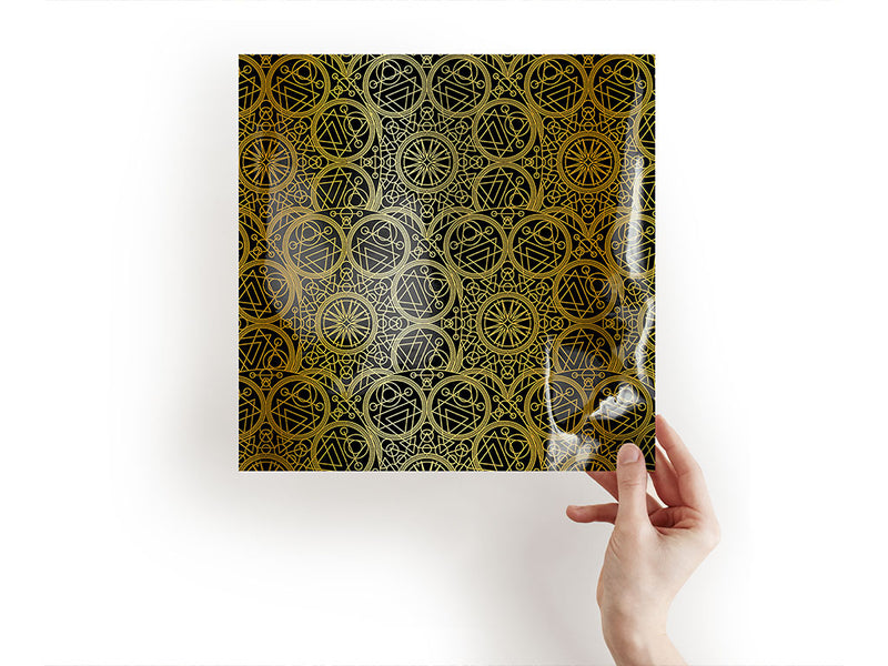 gold alchemy mandala Craft Sheets