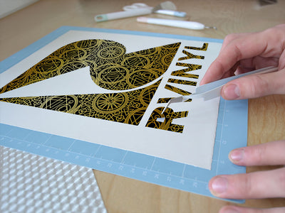 gold alchemy mandala Easy Weed Craft Vinyl