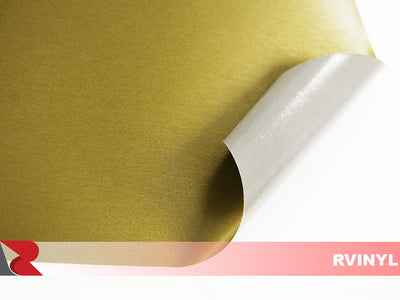 Gold Brushed Aluminum Craft Film