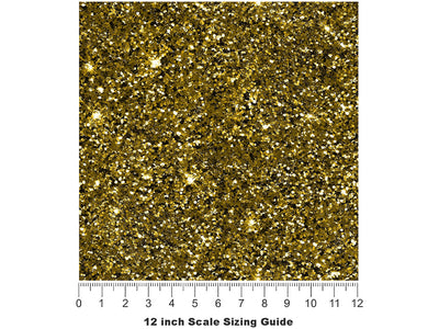 Gold Bullion Gemstone Vinyl Film Pattern Size 12 inch Scale~Rwraps Gold Bullion Gemstone Sizing Chart~2