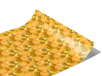 Gold Coins Technology Vinyl Wraps~Rwraps Series 914 Digitally Printed Vinyl Wrap~1