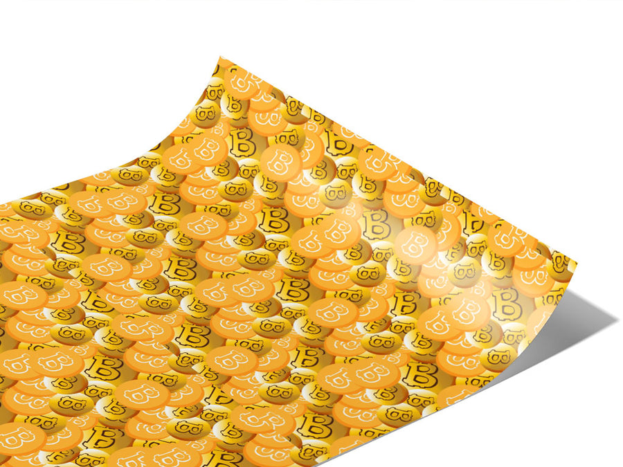 Gold Coins Technology Vinyl Wraps~Rwraps Series 914 Digitally Printed Vinyl Wrap~1