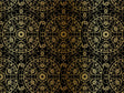 Gold Cylindrical Mandala Vinyl Wrap Pattern~Rwraps Series 914 Digitally Printed Vinyl Wrap~0