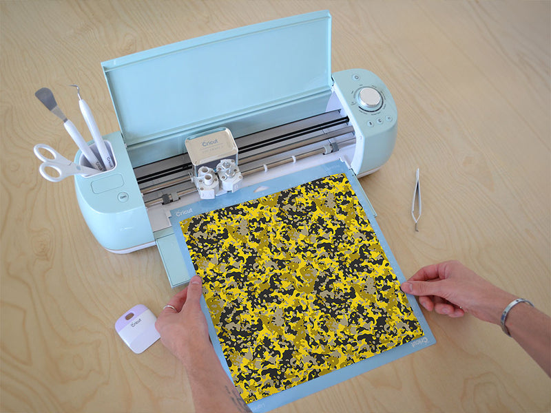 gold erdl camouflage Cricut Compatible Vinyl