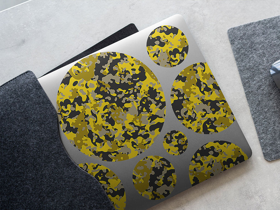 gold erdl camouflage DIY Laptop Stickers