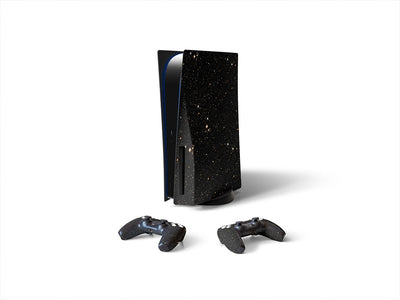 gold field science fiction Sony PS5 DIY Skin