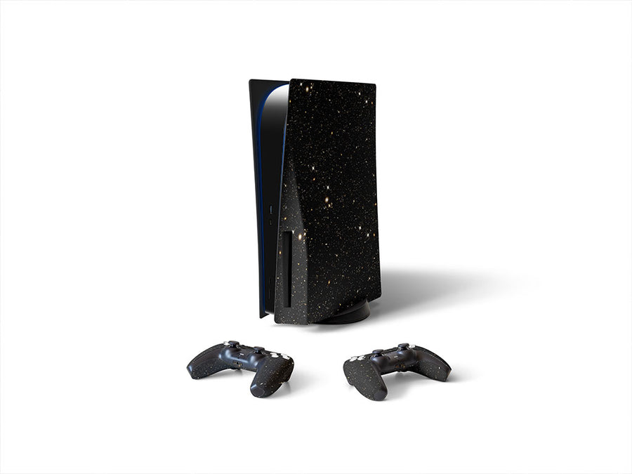 gold field science fiction Sony PS5 DIY Skin