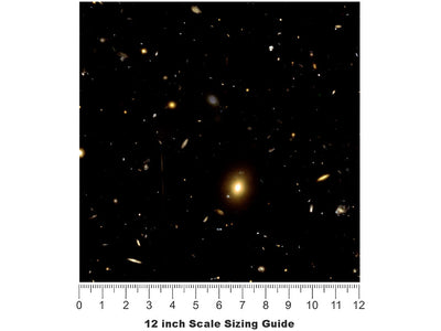 Gold Field Science Fiction Vinyl Film Pattern Size 12 inch Scale~Rwraps Gold Field Science Fiction Sizing Chart~2