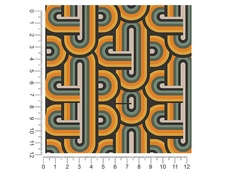 gold finger retro 1ft x 1ft Craft Sheets