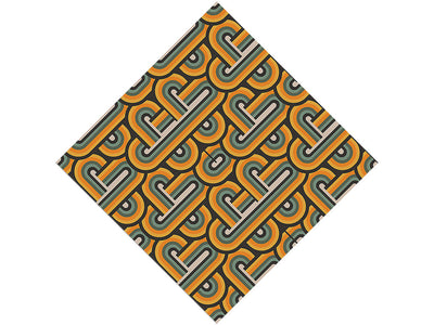 Gold Finger Retro Vinyl Wrap Pattern