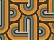 Gold Finger Retro Vinyl Wrap Pattern~Rwraps Series 914 Digitally Printed Vinyl Wrap~0