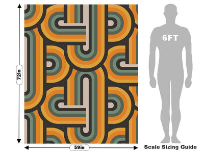 Gold Finger Retro Vehicle Wrap Scale~Rwraps Series 914 Gold Finger Retro Measurements~1