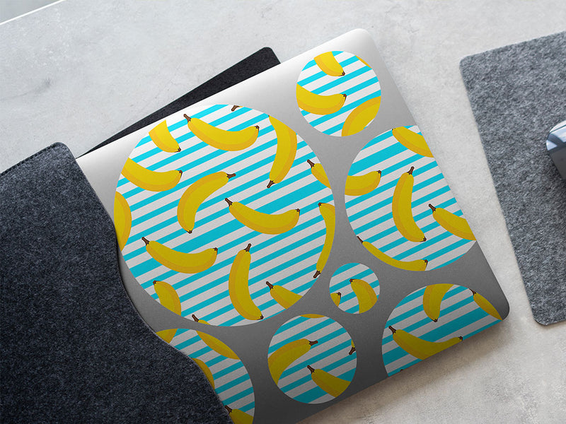gold finger fruit DIY Laptop Stickers