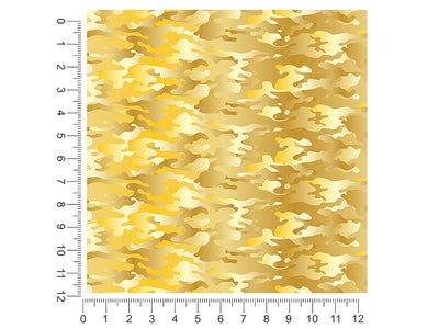 gold foil camouflage 1ft x 1ft Craft Sheets