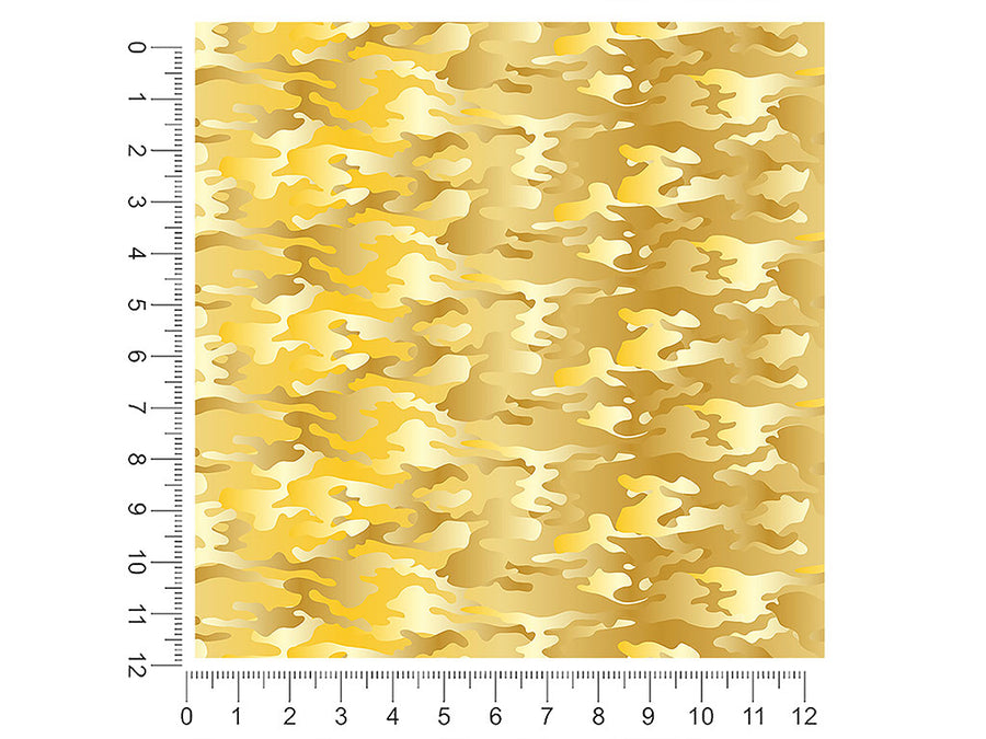 gold foil camouflage 1ft x 1ft Craft Sheets