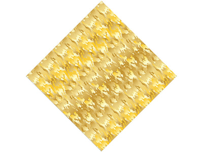 Gold Foil Camouflage Vinyl Wrap Pattern