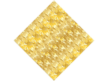 Gold Foil Camouflage Vinyl Wrap Pattern