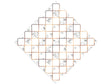 Gold Inlay Tile Vinyl Wrap Pattern