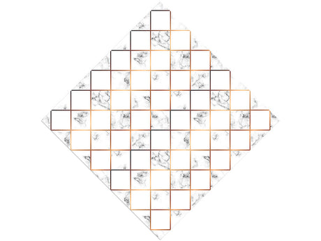 Gold Inlay Tile Vinyl Wrap Pattern