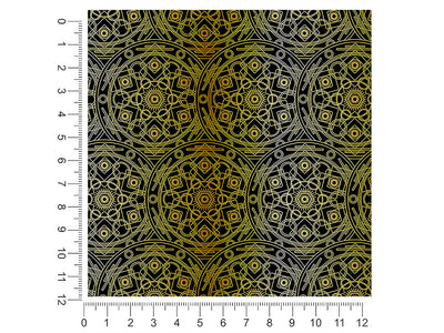 gold polygons mandala 1ft x 1ft Craft Sheets