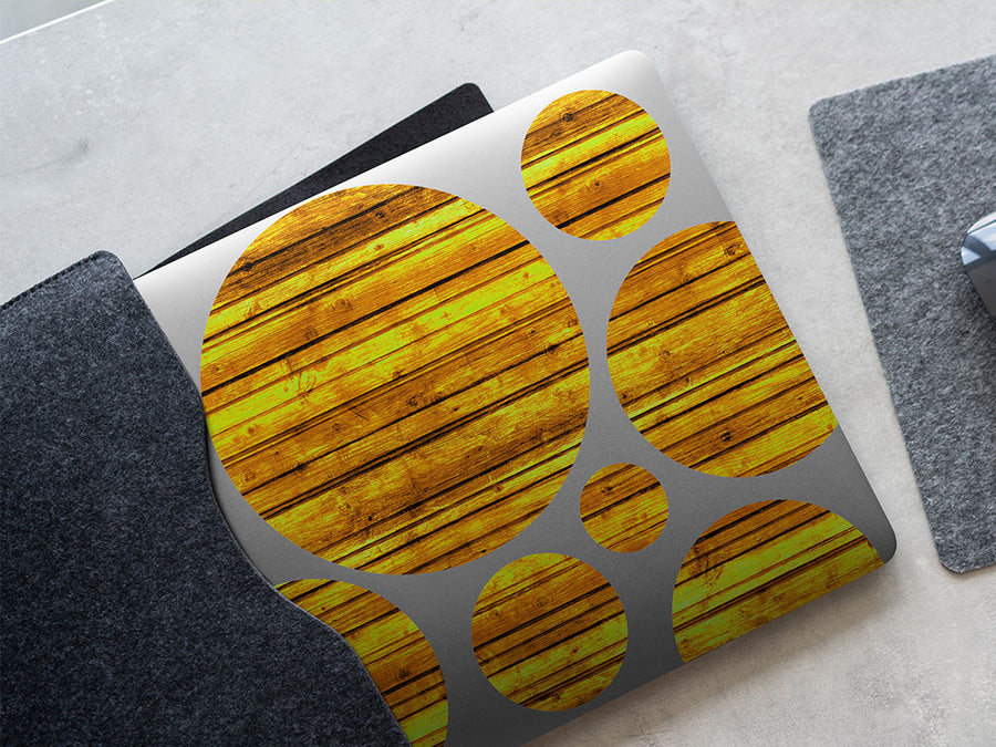 gold  DIY Laptop Stickers