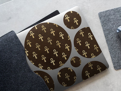 golden ankh egyptian DIY Laptop Stickers