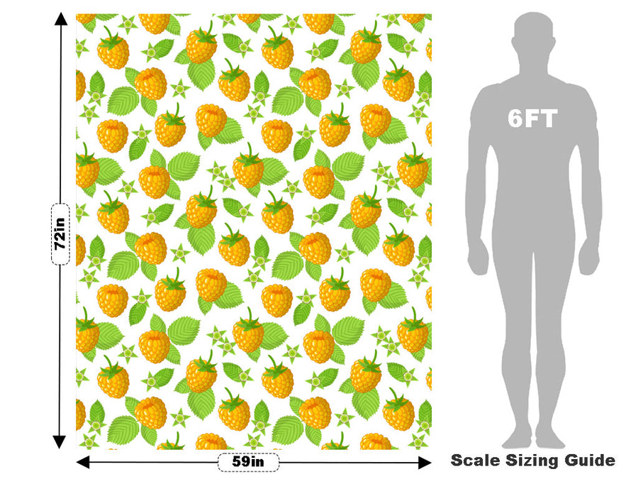 Golden Anne Fruit Vehicle Wrap Scale~Rwraps Series 914 Golden Anne Fruit Measurements~1