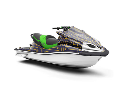 Golden Connectors Technology Jet Ski Vinyl Customized Wrap