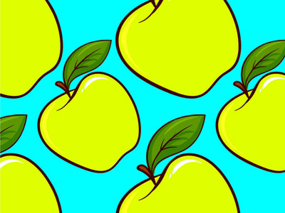 Golden Delicious Fruit Vinyl Wrap Pattern~Rwraps Series 914 Digitally Printed Vinyl Wrap~0