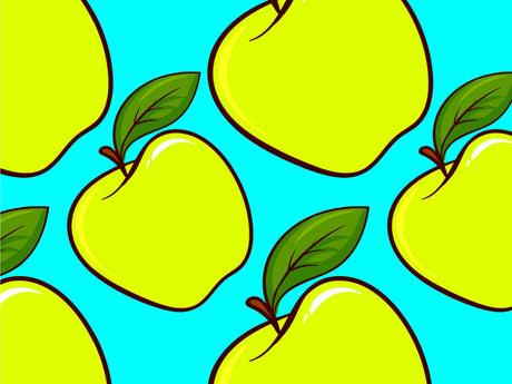 Golden Delicious Fruit Vinyl Wrap Pattern~Rwraps Series 914 Digitally Printed Vinyl Wrap~0