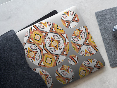 golden eye art deco DIY Laptop Stickers