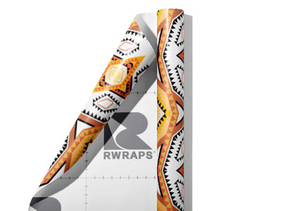 Golden Eye Art Deco Wrap Film Sheets~Rwraps Series 914 Golden Eye Art Deco Scrolled Sheet~3