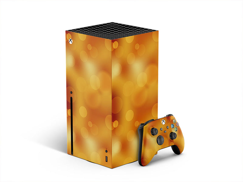 golden future bokeh XBOX DIY Decal