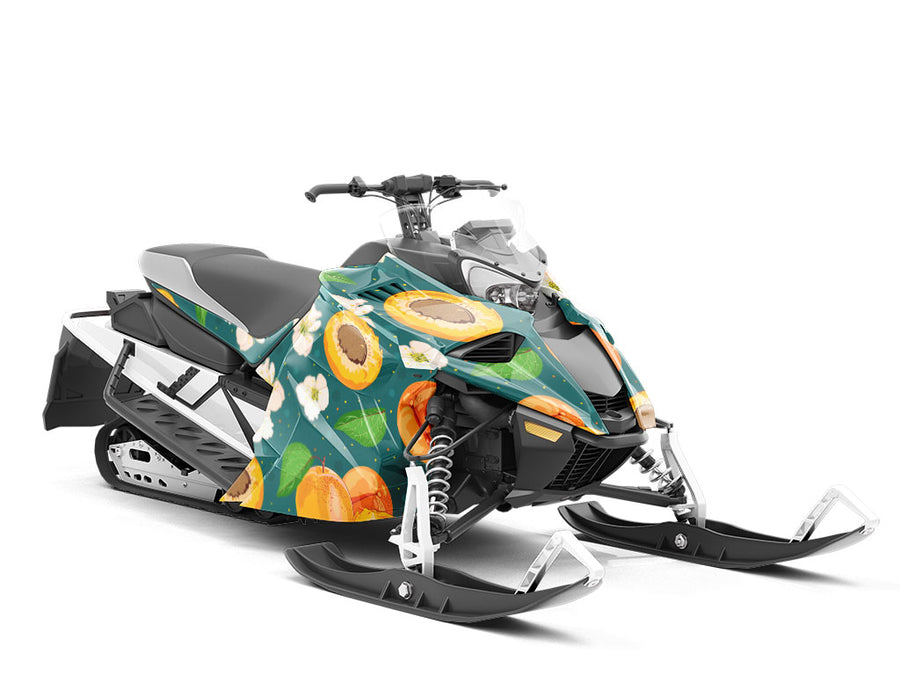 Golden Glory Fruit Custom Wrapped Snowmobile