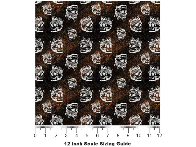 Golden Lich Horror Vinyl Film Pattern Size 12 inch Scale~Rwraps Golden Lich Horror Sizing Chart~2