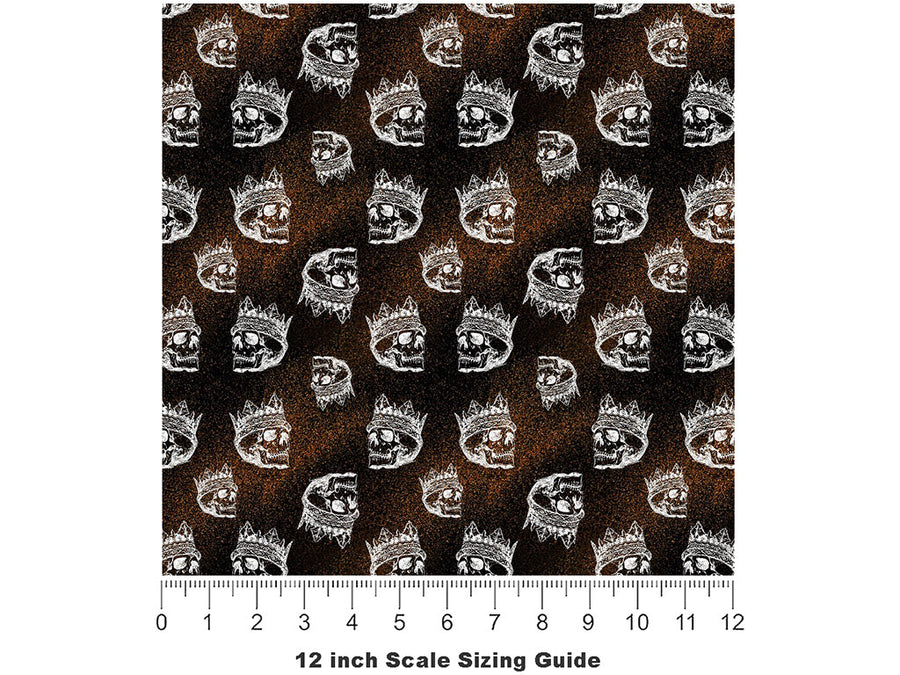 Golden Lich Horror Vinyl Film Pattern Size 12 inch Scale~Rwraps Golden Lich Horror Sizing Chart~2