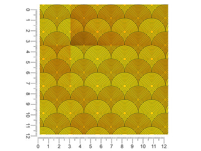 golden medallions art deco 1ft x 1ft Craft Sheets