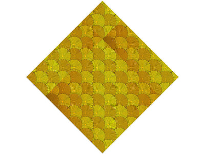 Golden Medallions Art Deco Vinyl Wrap Pattern