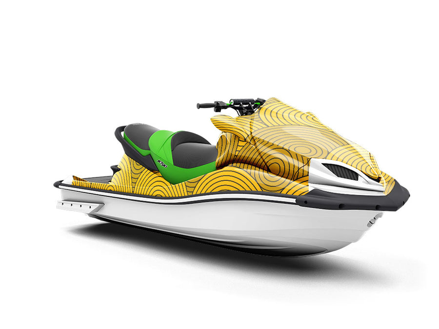 Golden Medallions Art Deco Jet Ski Vinyl Customized Wrap