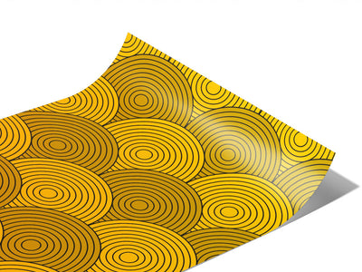 Golden Medallions Art Deco Vinyl Wraps~Rwraps Series 914 Digitally Printed Vinyl Wrap~0