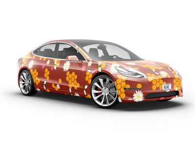 Golden Nectar Bug Vehicle Vinyl Wrap