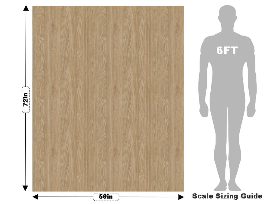 Golden Oak Woodgrain Vehicle Wrap Scale~Rwraps Series 914 Golden Oak Woodgrain Measurements~2