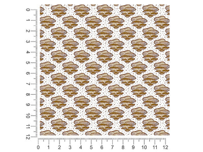 golden pleurotaceae mushroom 1ft x 1ft Craft Sheets