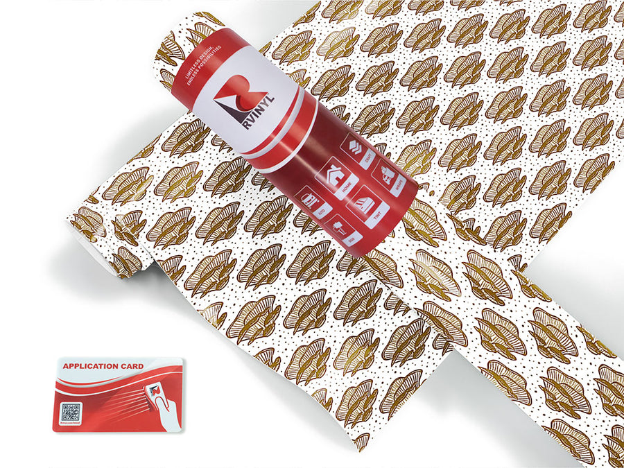 golden pleurotaceae mushroom Craft Vinyl Roll