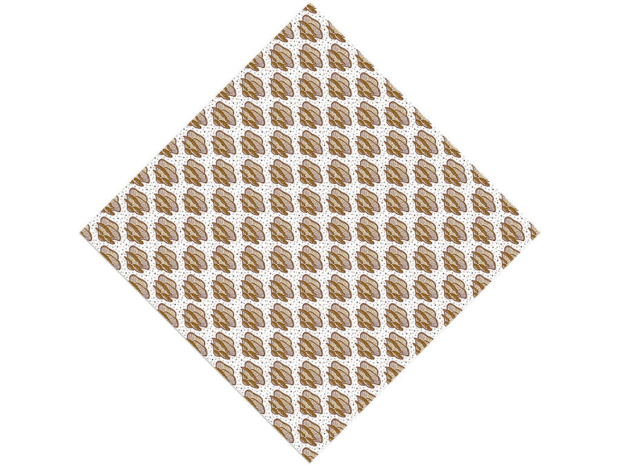 Golden Pleurotaceae Mushroom Vinyl Wrap Pattern