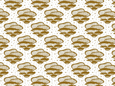 Golden Pleurotaceae Mushroom Vinyl Wrap Pattern~Rwraps Series 914 Digitally Printed Vinyl Wrap~0