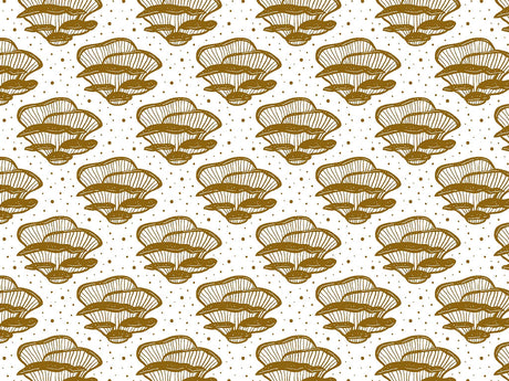 Golden Pleurotaceae Mushroom Vinyl Wrap Pattern~Rwraps Series 914 Digitally Printed Vinyl Wrap~0