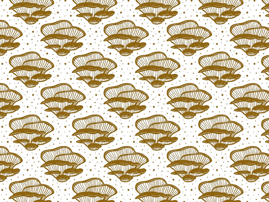 Golden Pleurotaceae Mushroom Vinyl Wrap Pattern~Rwraps Series 914 Digitally Printed Vinyl Wrap~0