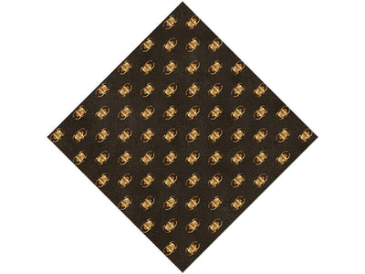 Golden Scarab Egyptian Vinyl Wrap Pattern